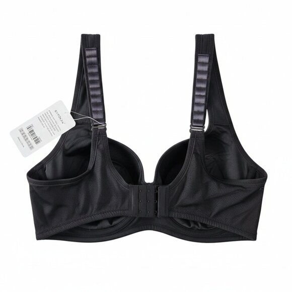 NWT Women’s Black Wired Full Coverage Bra – Size 40C - Picture 2 of 3